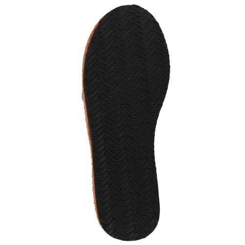 HUSH PUPPIES BLACK BUCKLE SLIDE