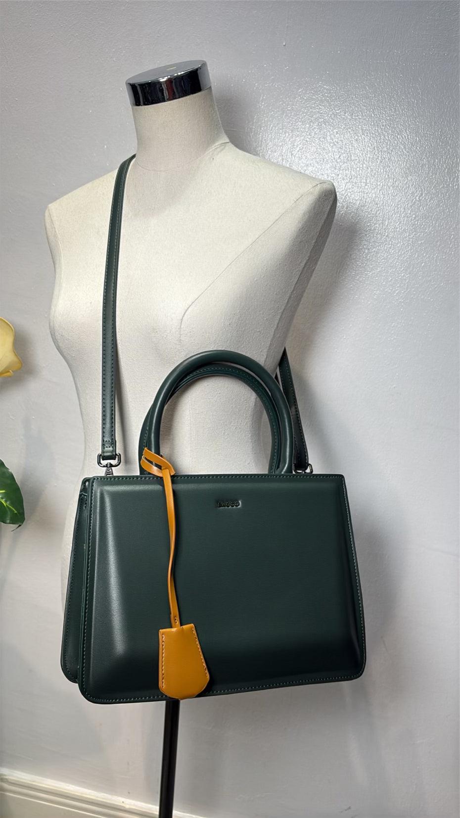 Bagco Medium Structured Bag in Green