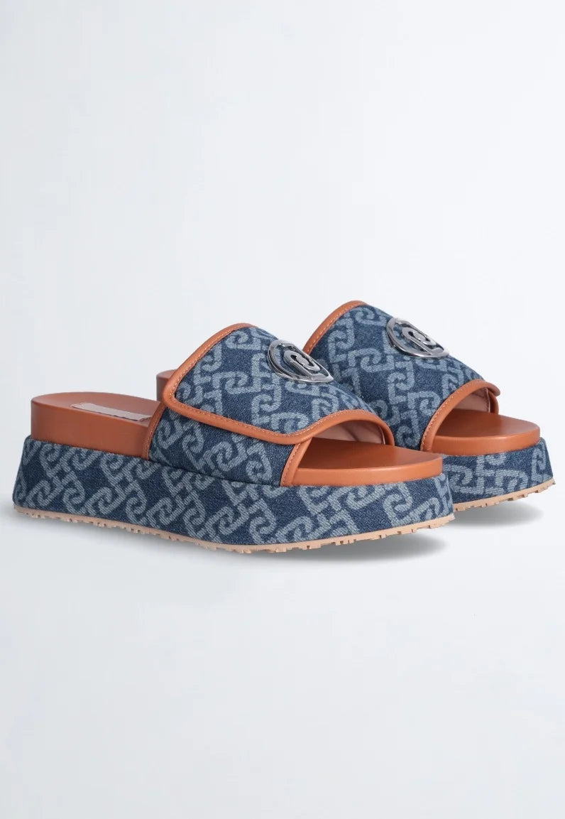 LUIJO DENIM FLATFORMS