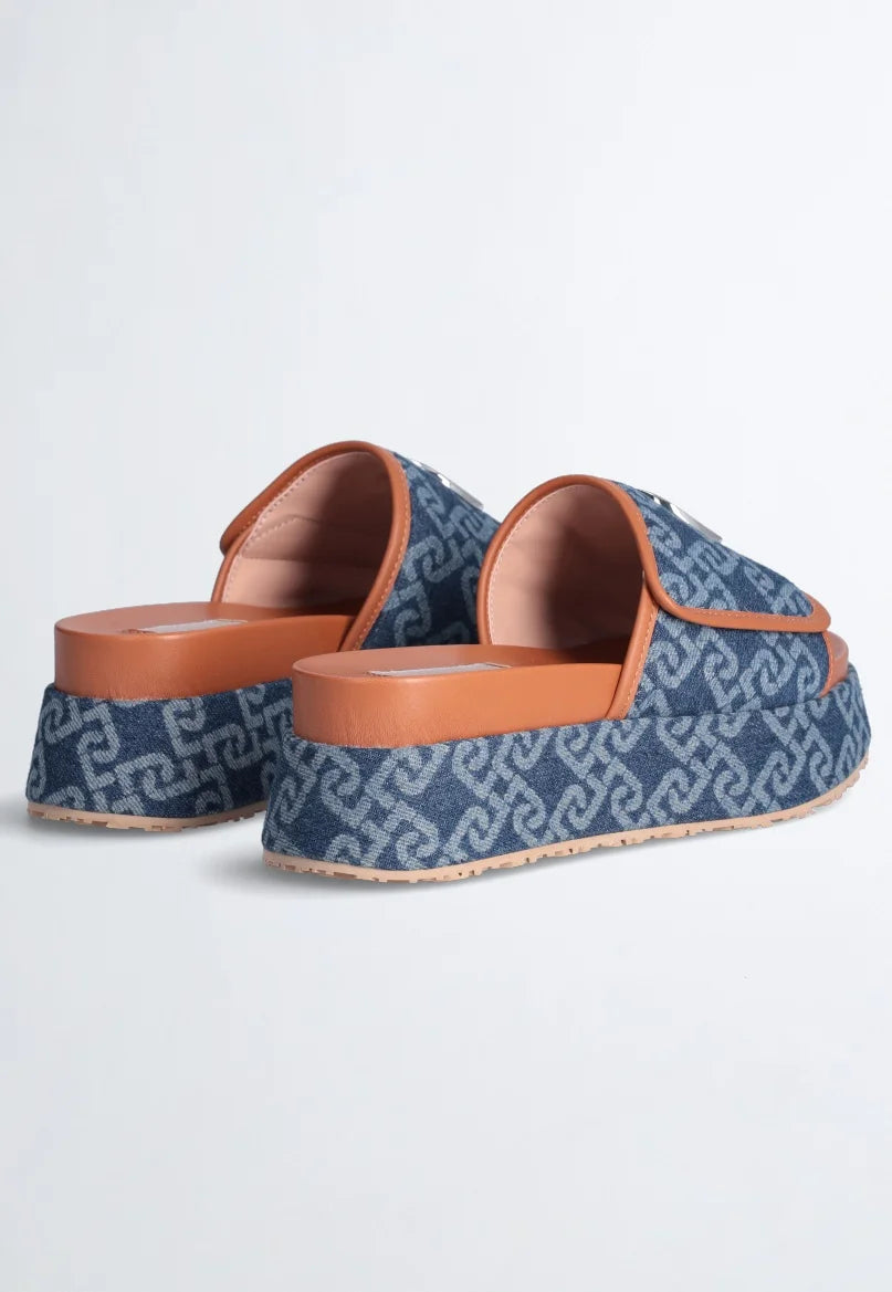LUIJO DENIM FLATFORMS