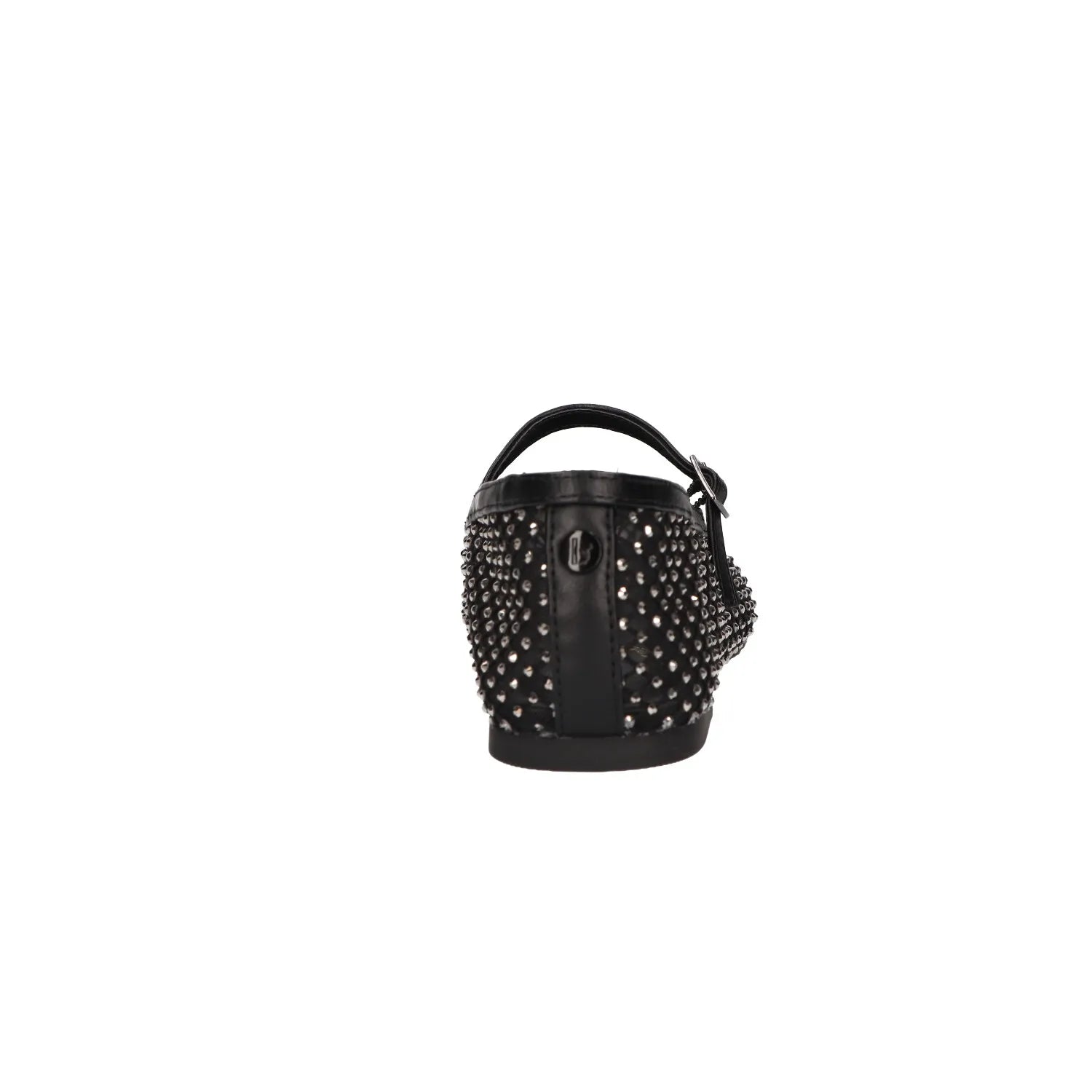 La Strada Mesh Almond Toe Maryjane in Black