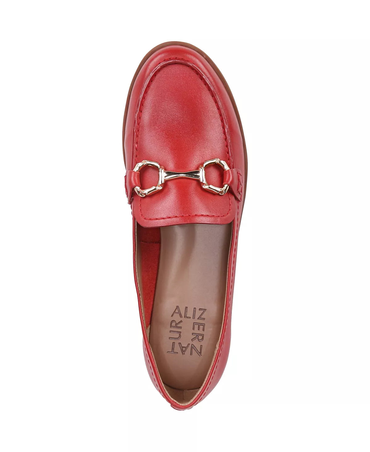NATURALIZER RED BELL DETAIL LOAFERS
