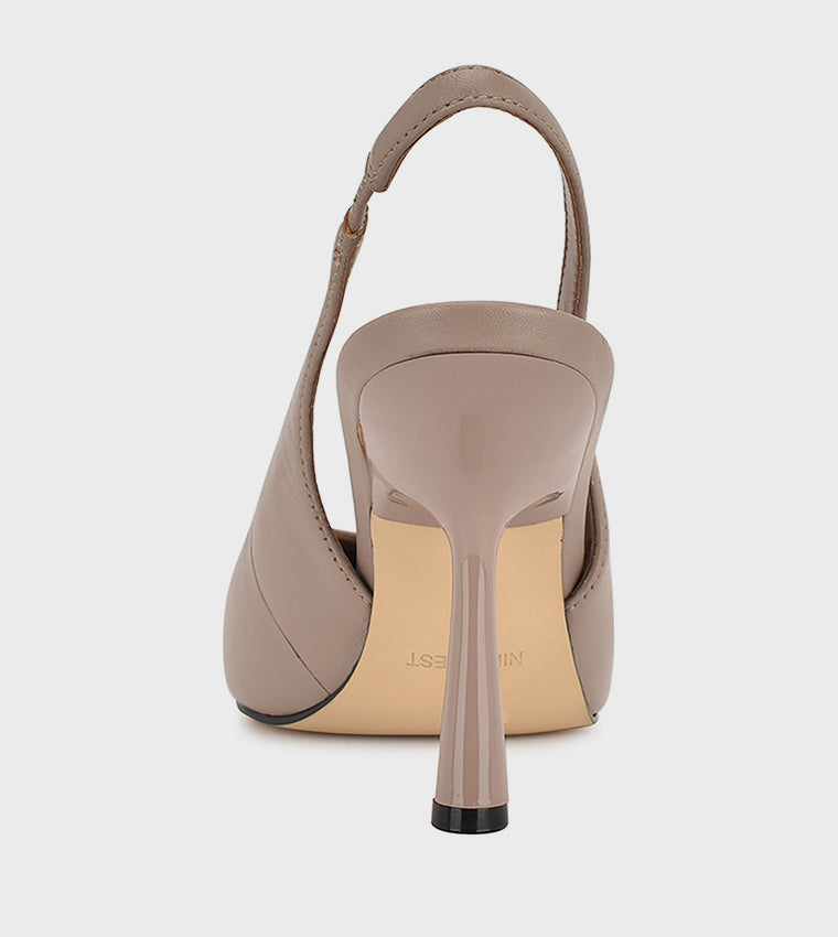 Nine West Pointed Toe Pump Slingbacks in Beige