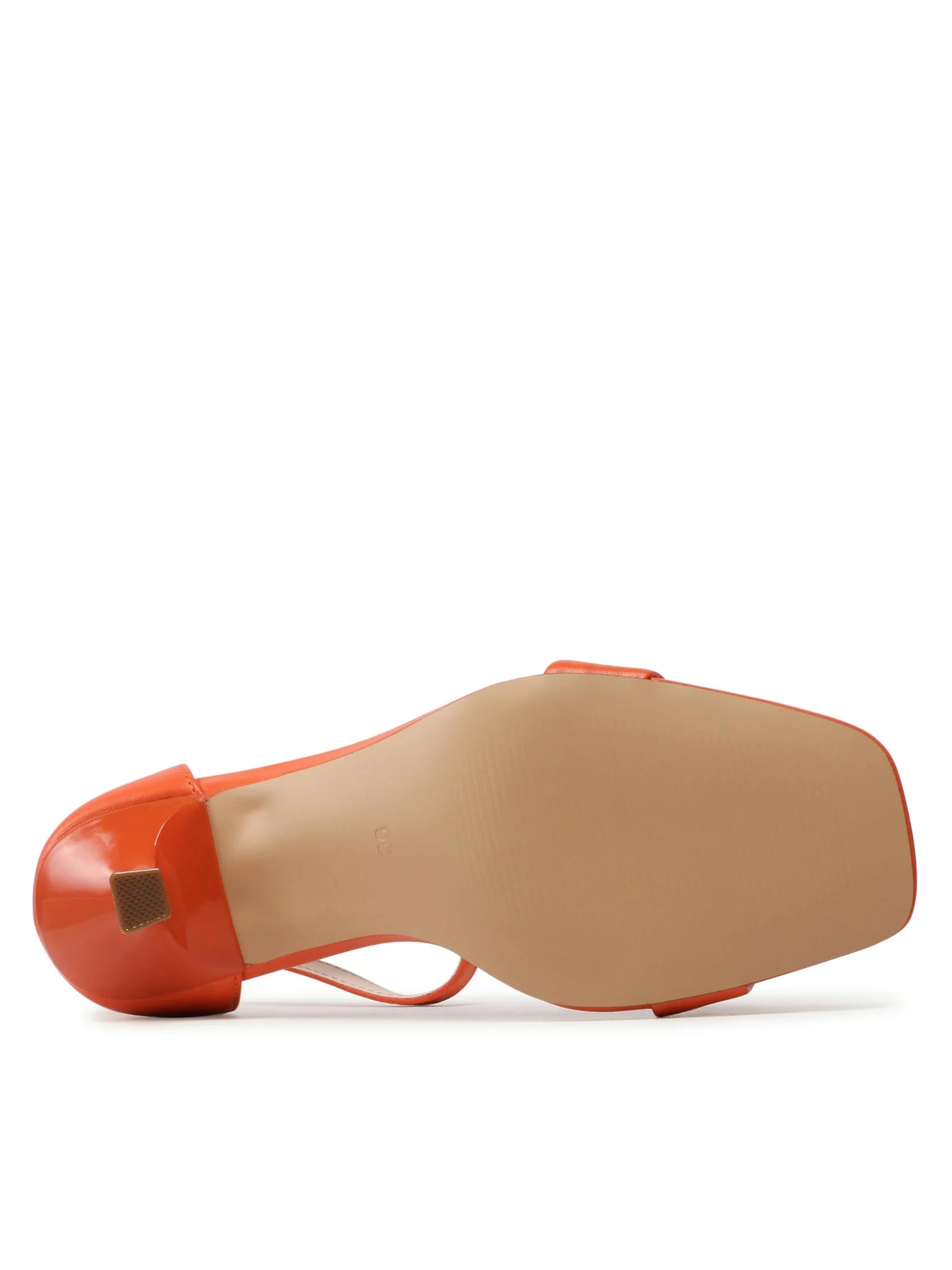 ONLY ORANGE BARELY THERE HEELED SANDAL