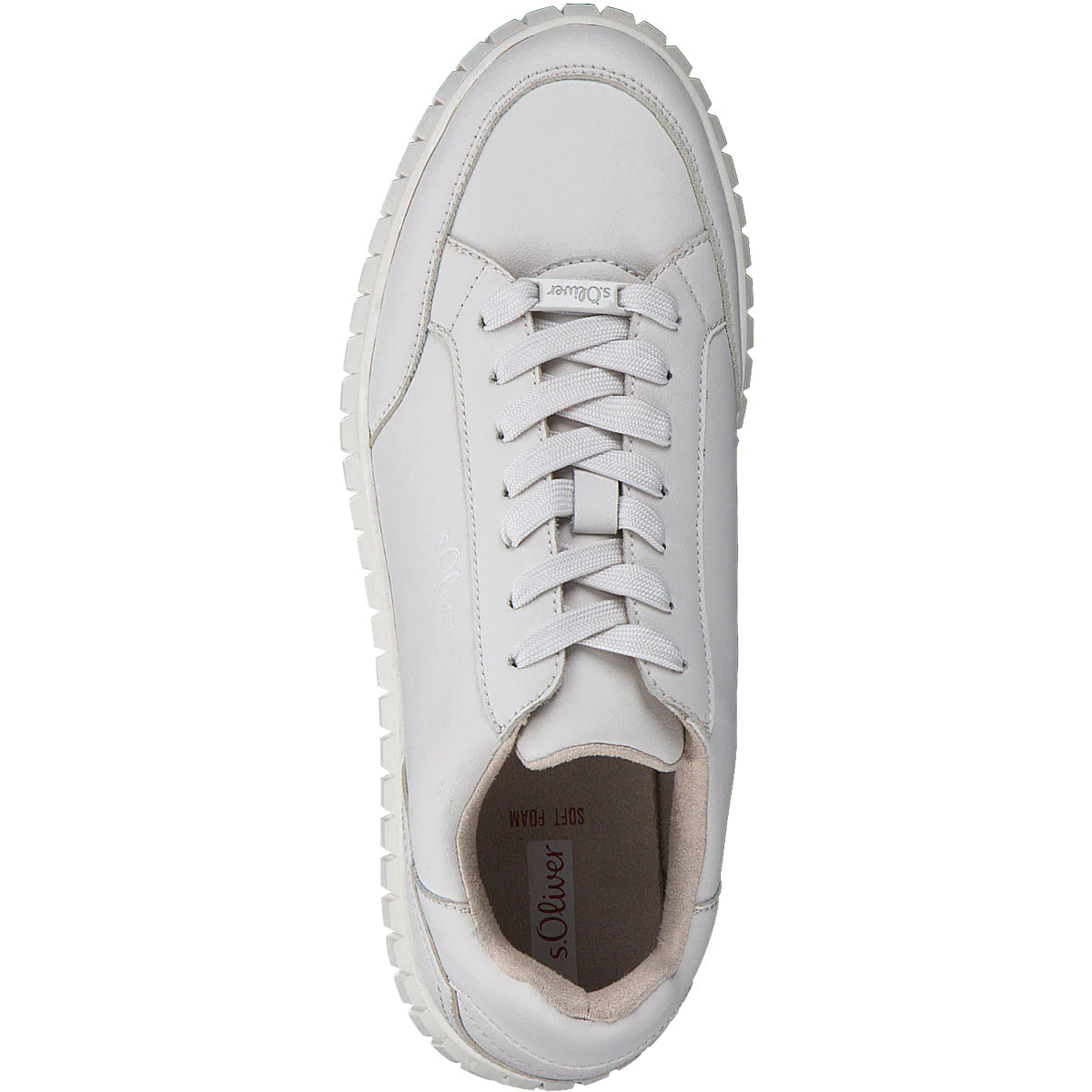 S.OLIIVER LACE-UP SNEAKERS IN GREY