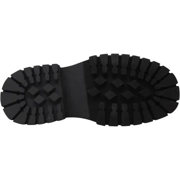STEVE MADDEN BLACK CHUNKY LOAFERS