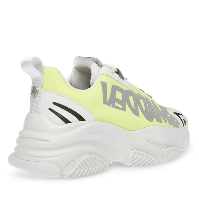 STEVE MADDEN CONTRAST COLOR SNEAKERS IN LEMON