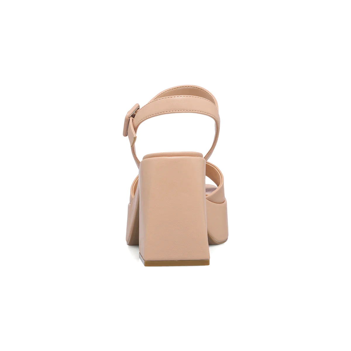 SWISH JEAN NUDE PLATFORM BLOCK HEEL SANDAL