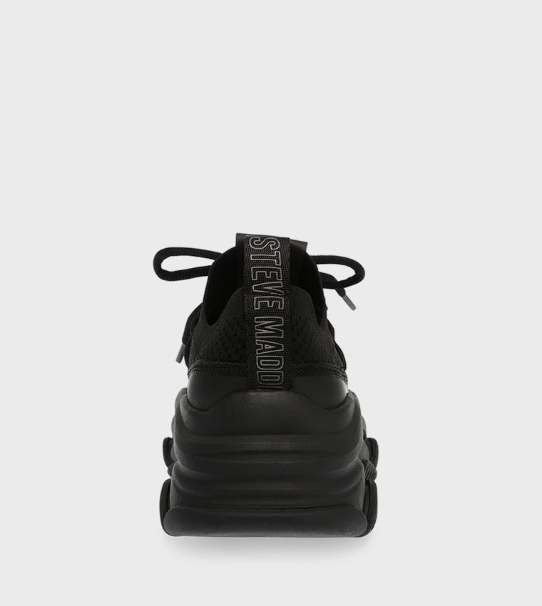 Steve madden Elastic Pull Tab Sneakers in Black