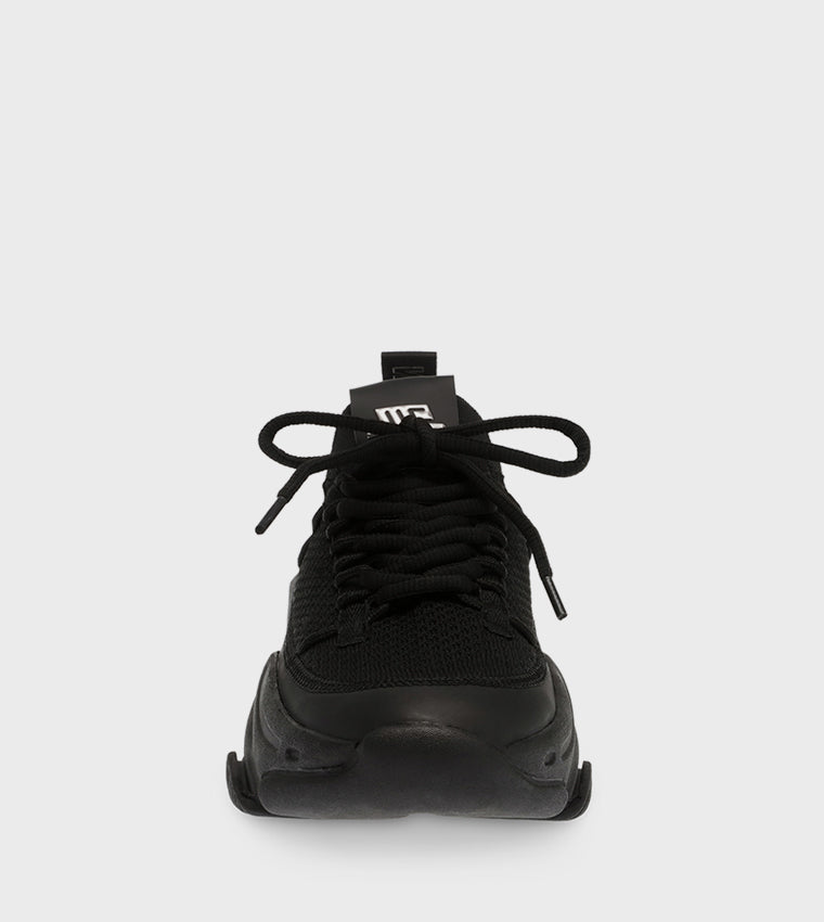 Steve madden Elastic Pull Tab Sneakers in Black