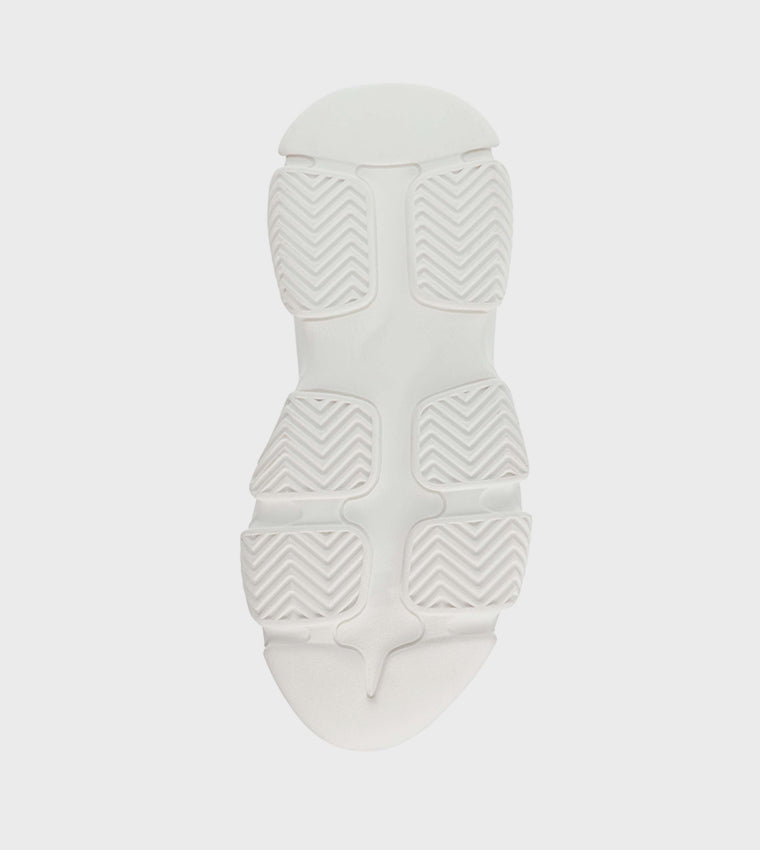 Steve madden Elastic Pull Tab Sneakers in White