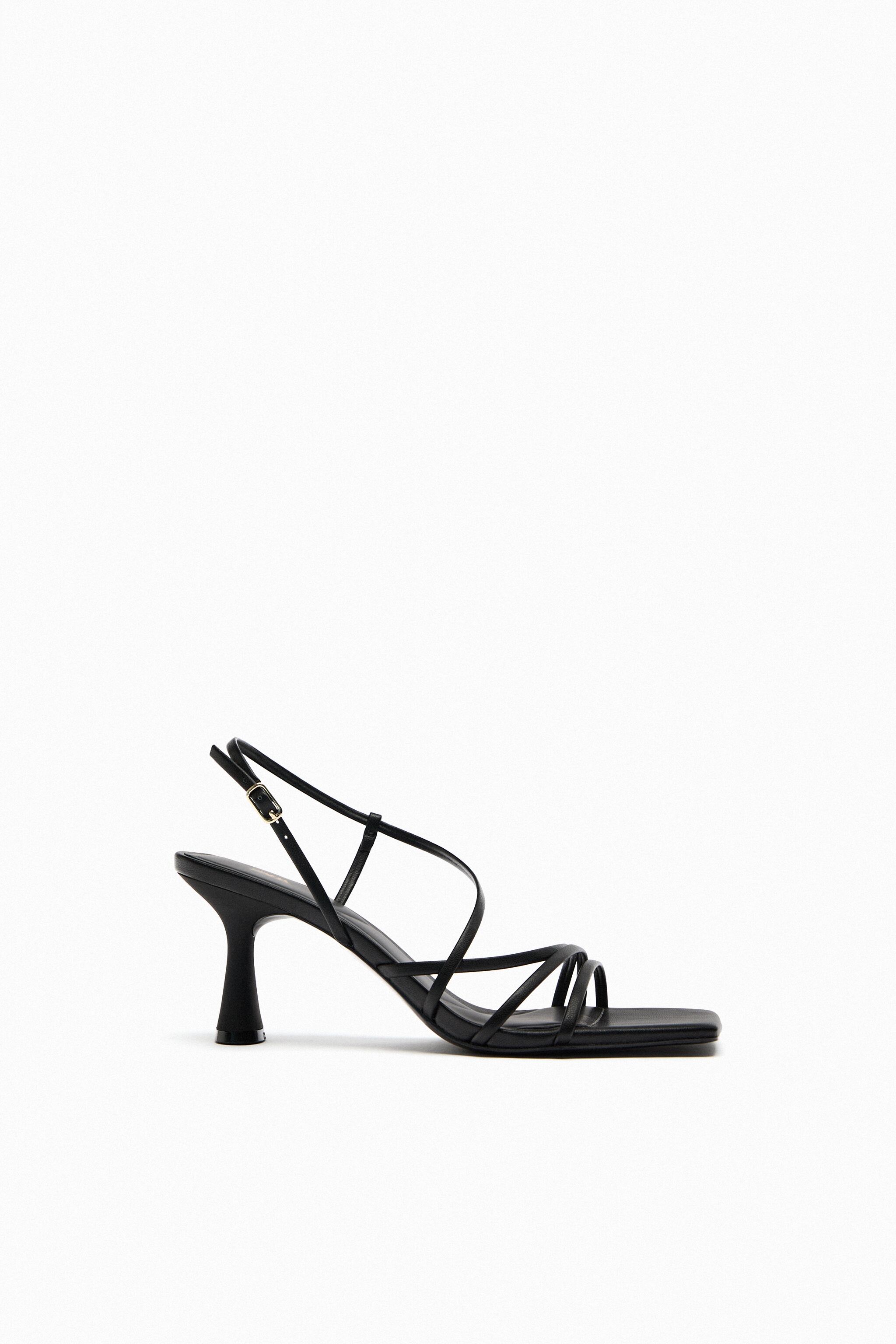 Zara discount black sandals