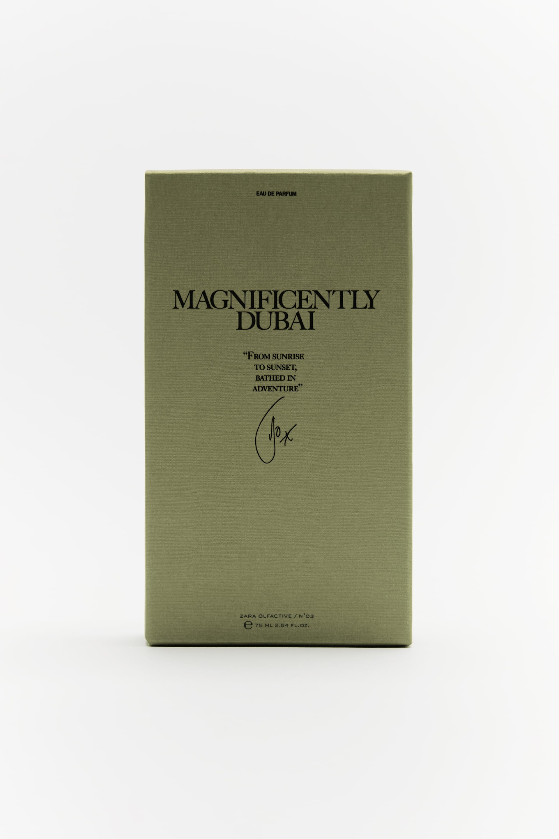 ZARA MAGNIFICENTLY DUBAI EDP 75 ML (2.54 FL. OZ).