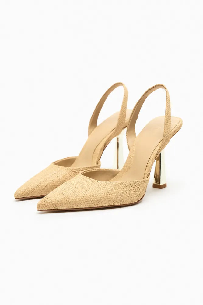 Zara 2024 raffia sandals