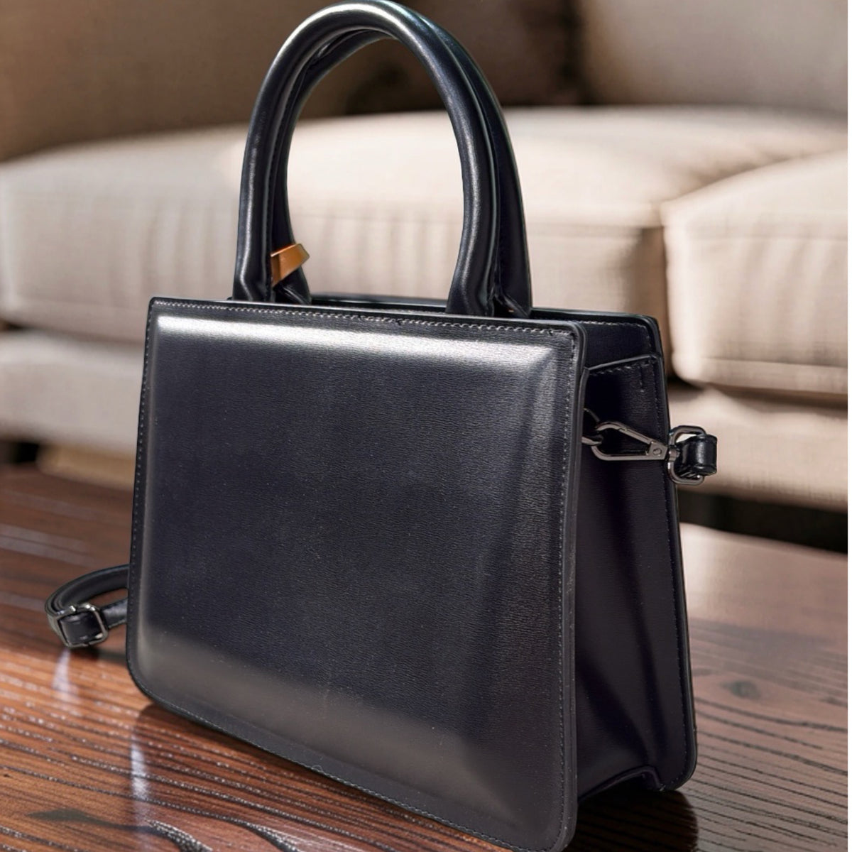Bagco Medium Structured Bag in Black