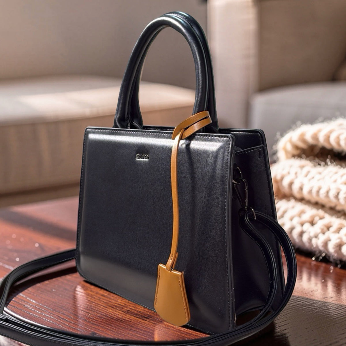 Bagco Medium Structured Bag in Black