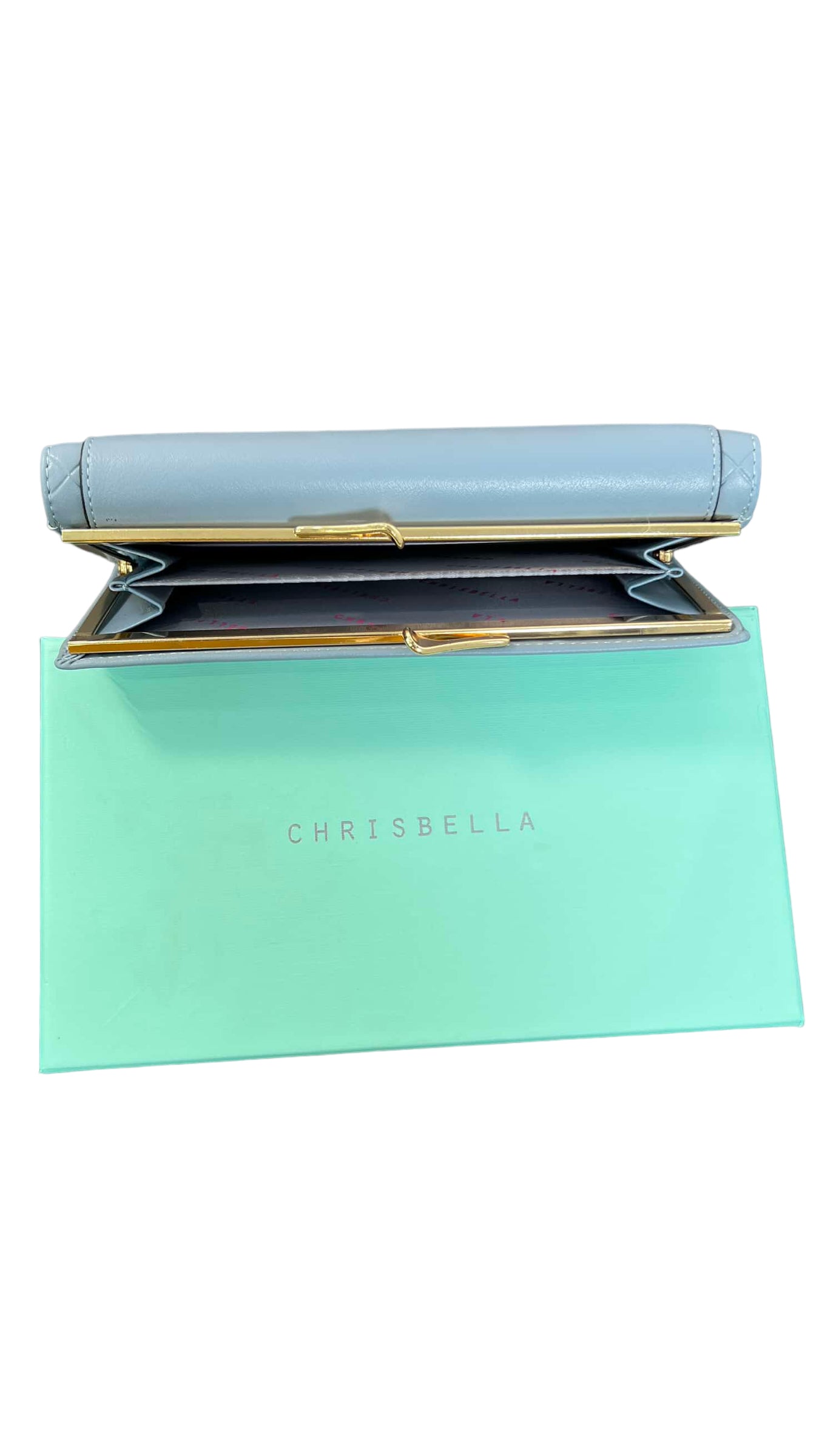 CHRISBELLA DEEP-PINK PATTERNED-FLAP WALLET