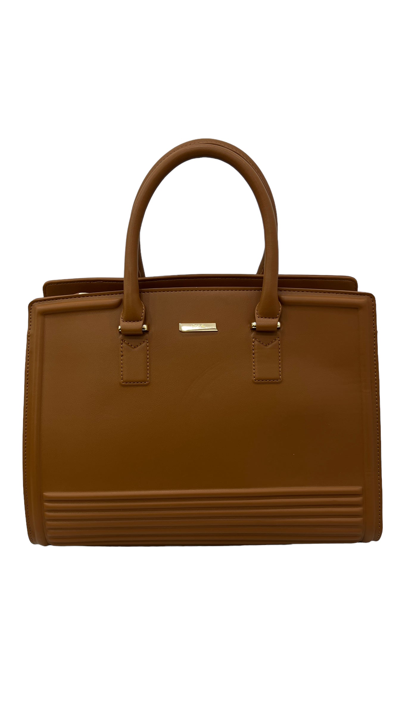 CHRISBELLA TAN LARGE DOUBLE HANDLE STRUCTURED BAG