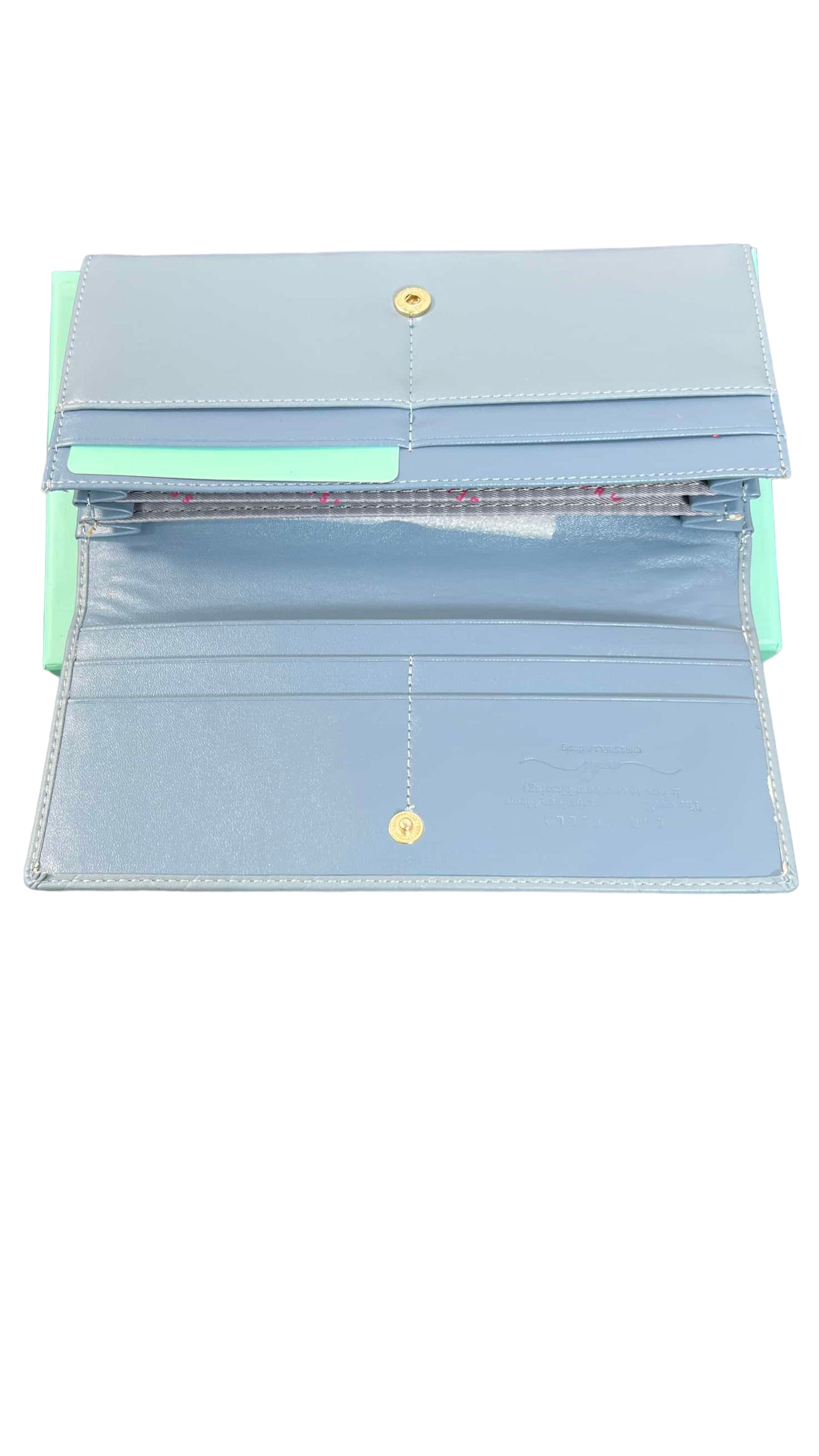 CHRISBELLA DEEP-PINK PATTERNED-FLAP WALLET