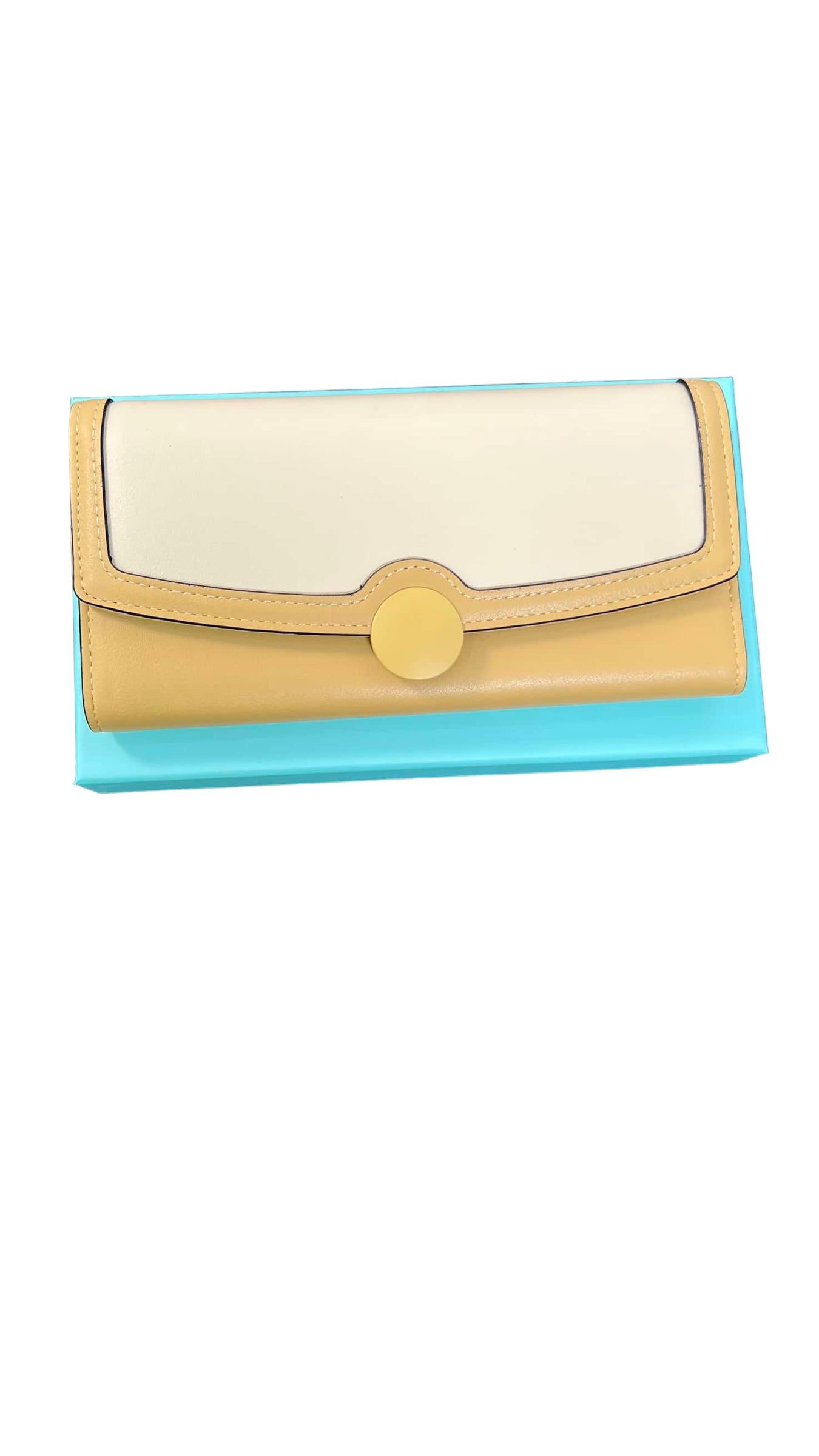 CHRISBELLA YELLOW TWO-TONE WALLET