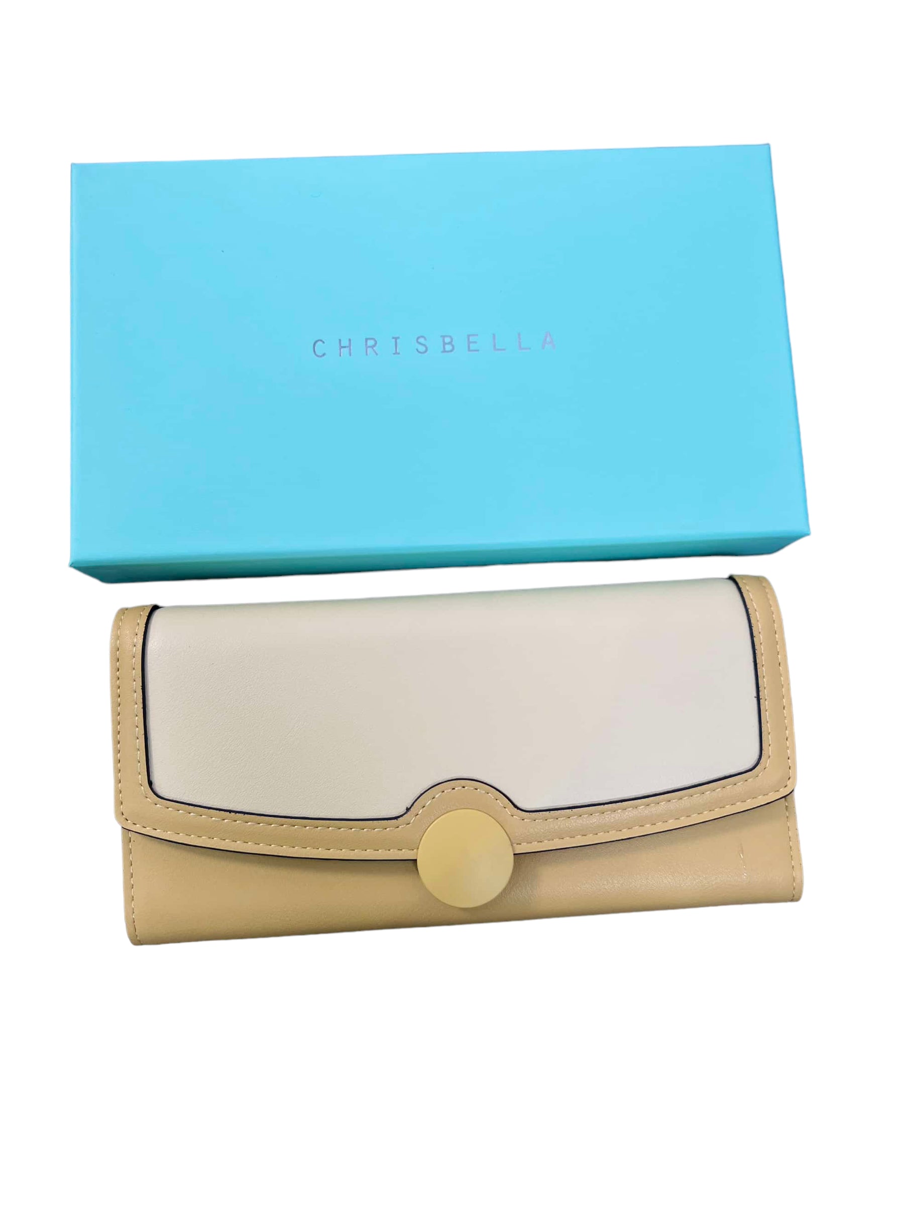 CHRISBELLA YELLOW TWO-TONE WALLET