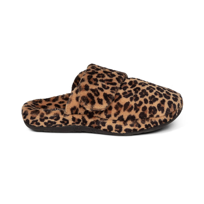 AETREX ANIMAL PRINT VELCRO CLOSURE MULE