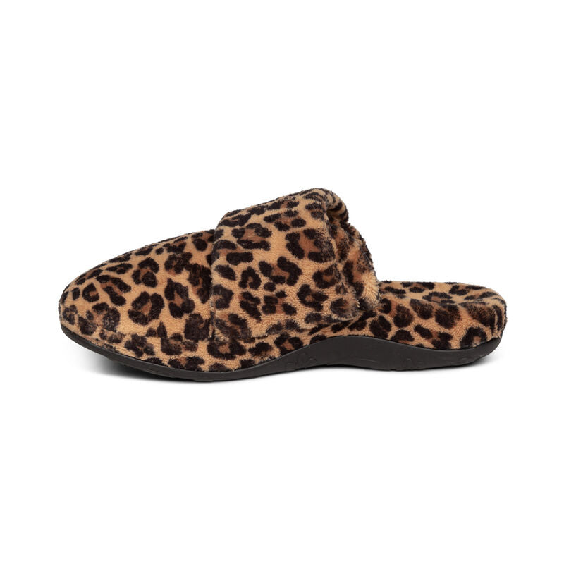 AETREX ANIMAL PRINT VELCRO CLOSURE MULE