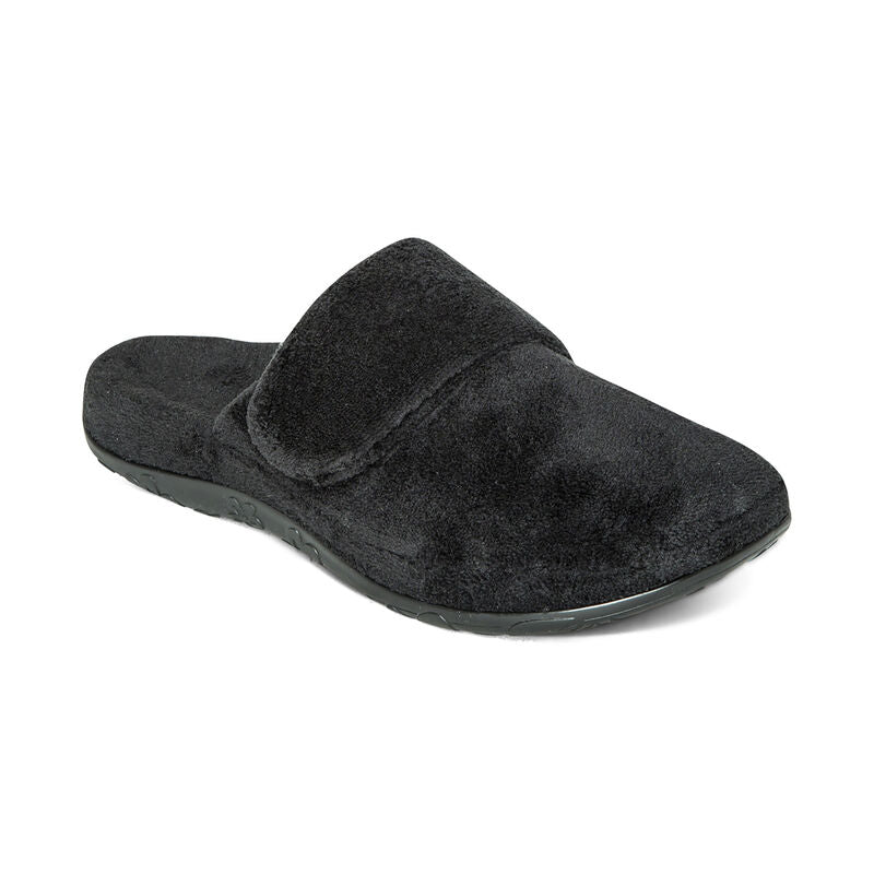 AETREX BLACK VELCRO CLOSURE MULE