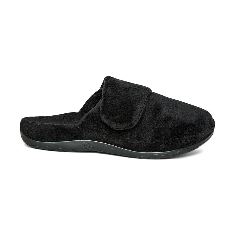 AETREX BLACK VELCRO CLOSURE MULE