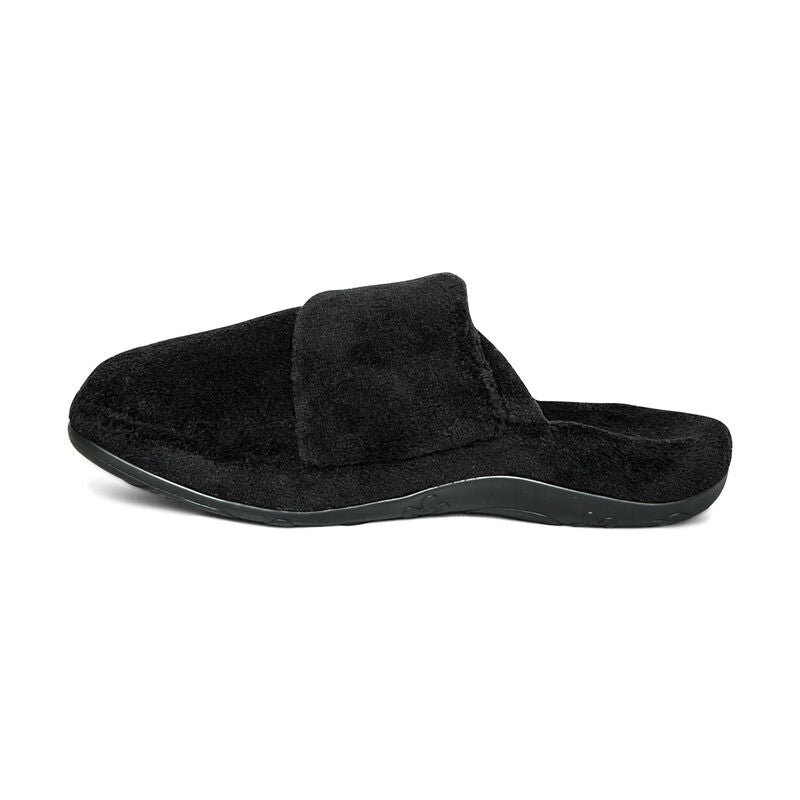 AETREX BLACK VELCRO CLOSURE MULE