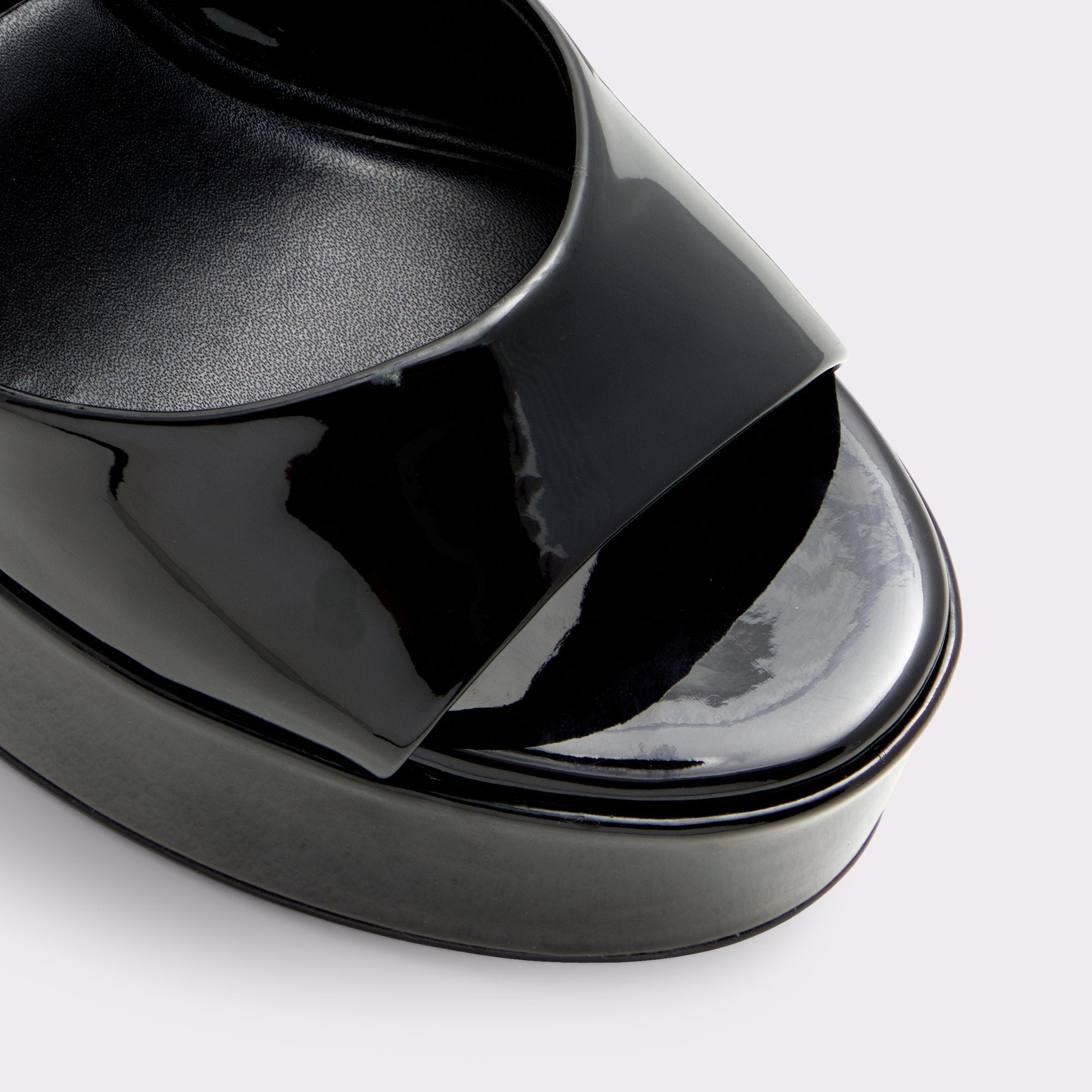 ALDO BLACK PILLOWALK PLATFORM SANDAL