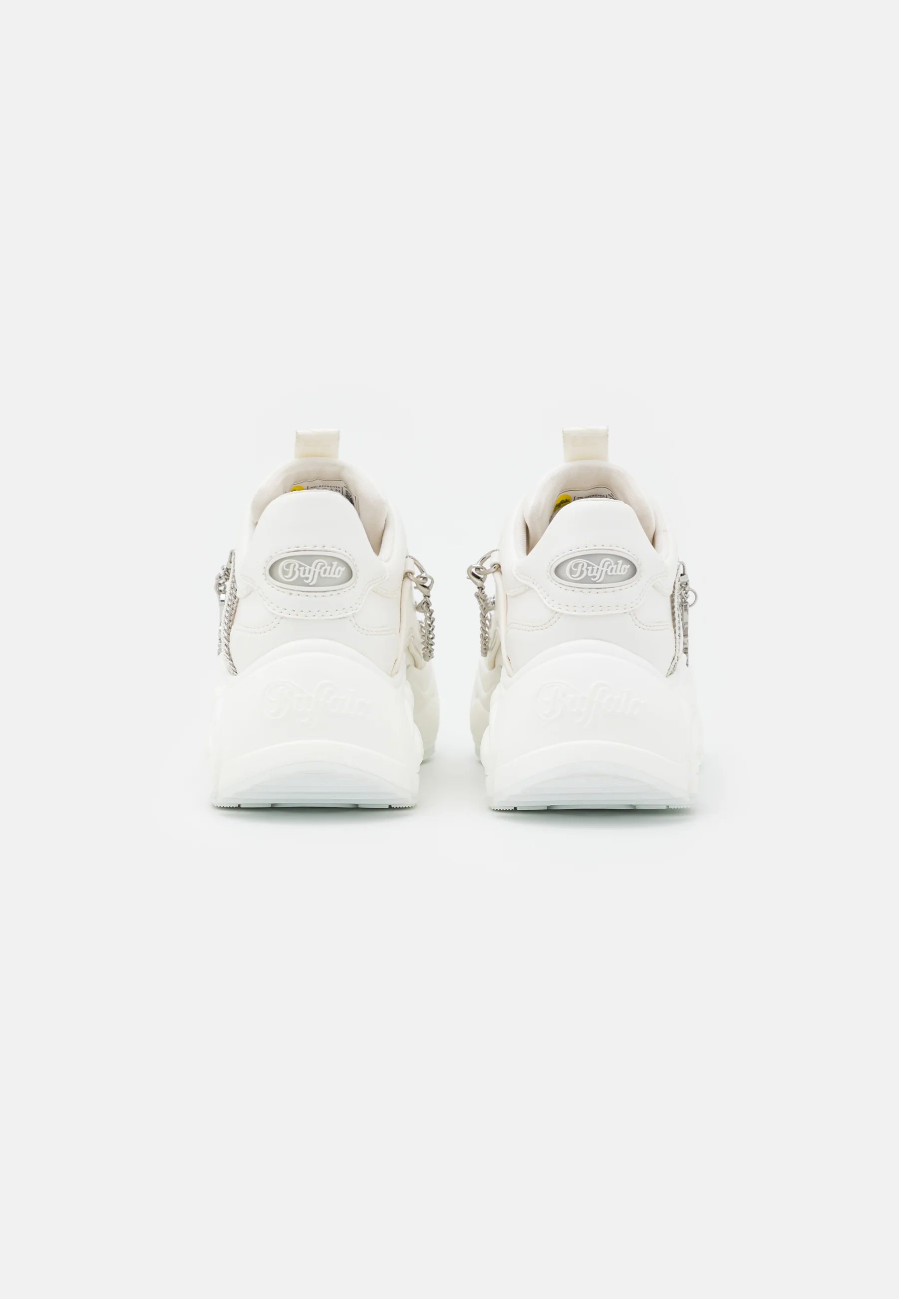 BUFFALO WHITE CHUNKY CHAIN DETAIL SNEAKERS