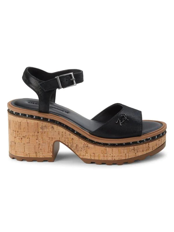 KARL LAGERFELD BLACK PLATFORM SANDAL