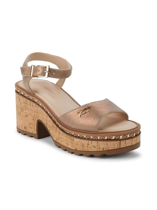 KARL LAGERFELD BLACK PLATFORM SANDAL