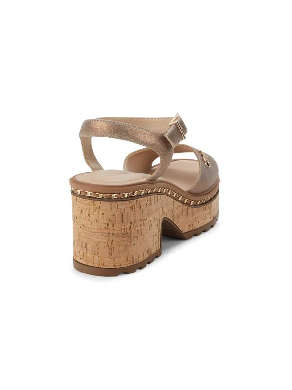 KARL LAGERFELD BLACK PLATFORM SANDAL