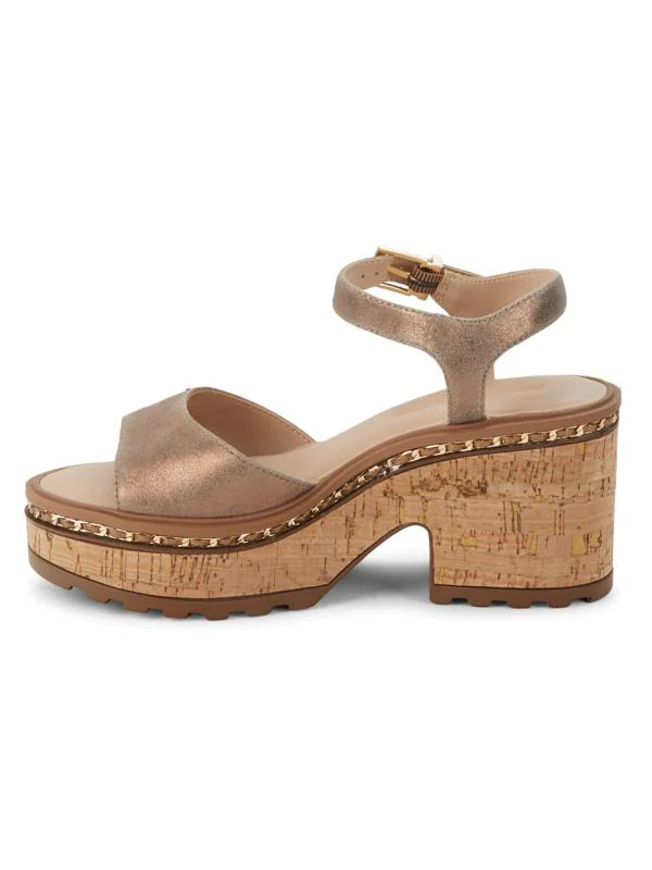 KARL LAGERFELD BLACK PLATFORM SANDAL