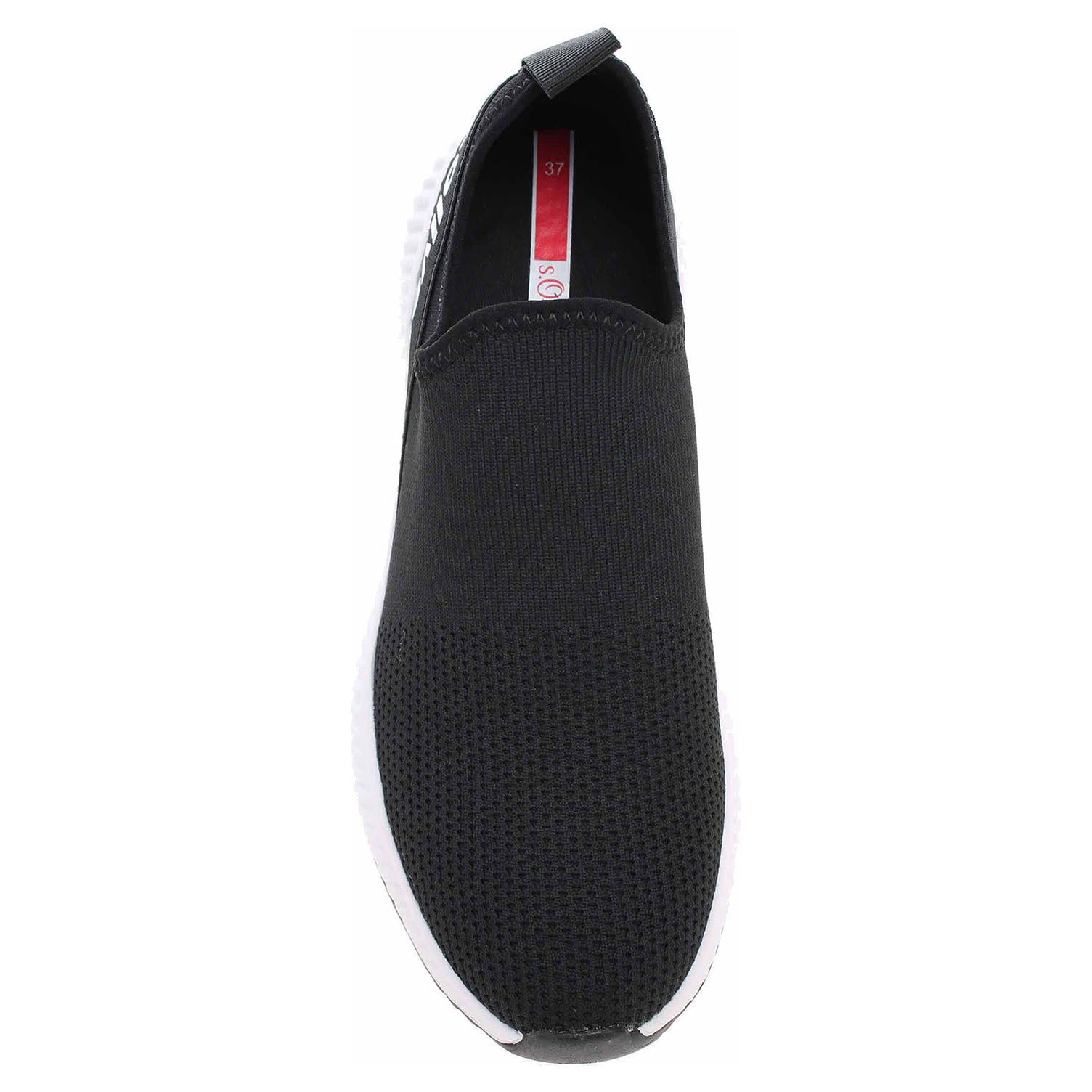 S.OLIVER BLACK SLIP-ONS