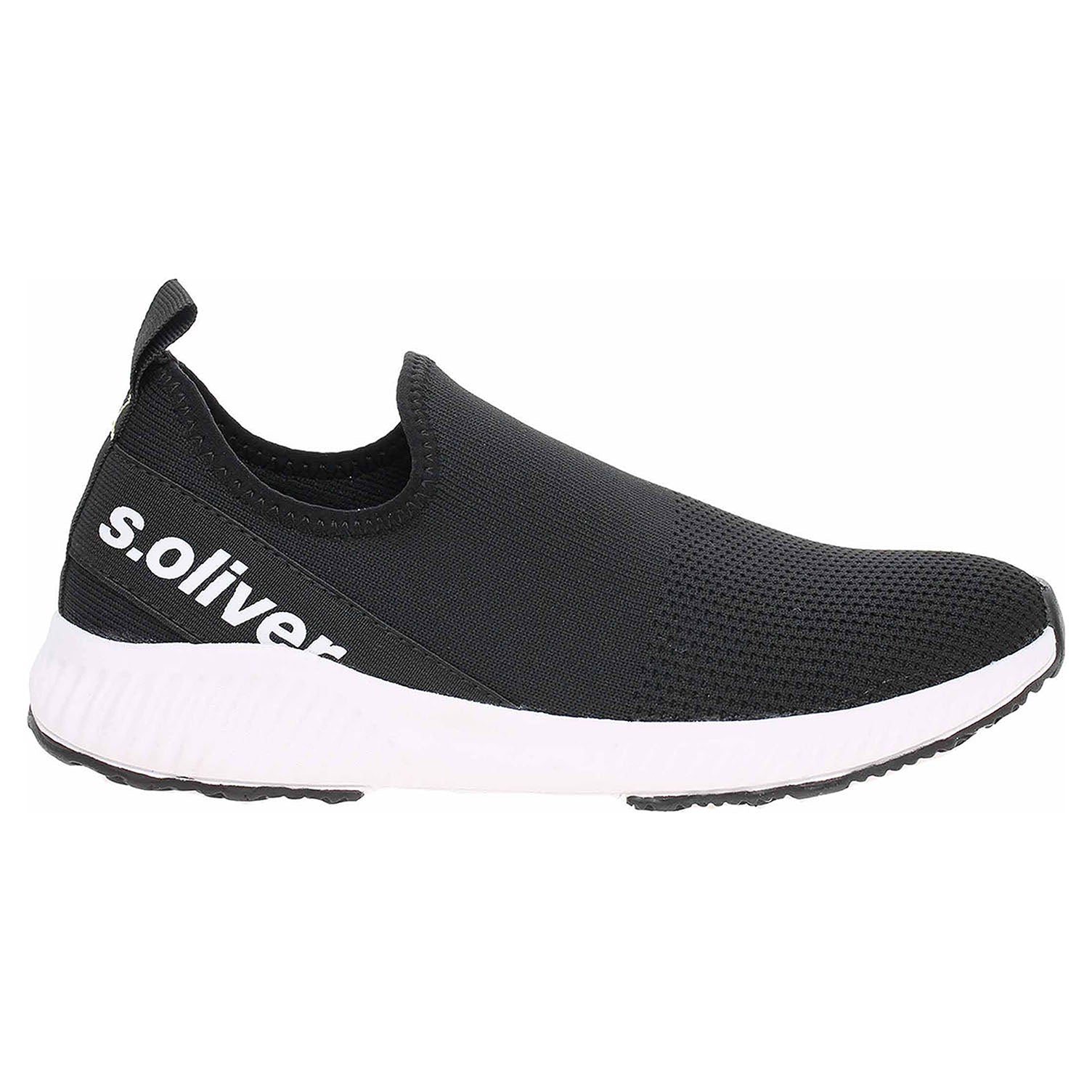 S.OLIVER BLACK SLIP-ONS