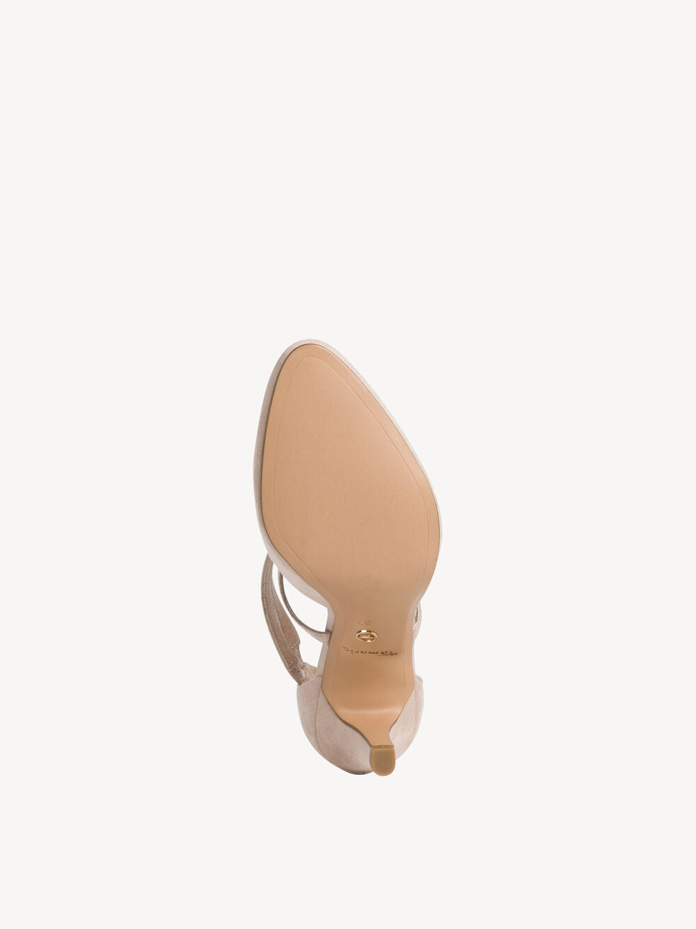 TAMARIS PINK STRAPPY POINTED TOE PUMP