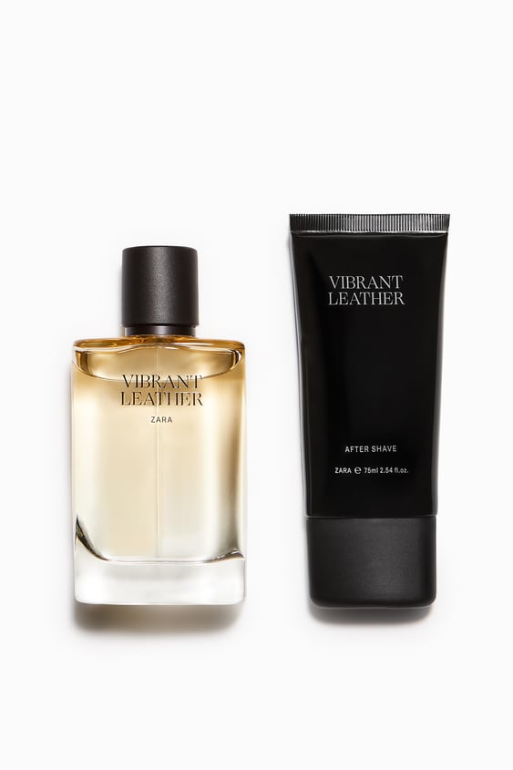 ZARA VIBRANT LEATHER 100ML  + AFTER SHAVE 75ML
