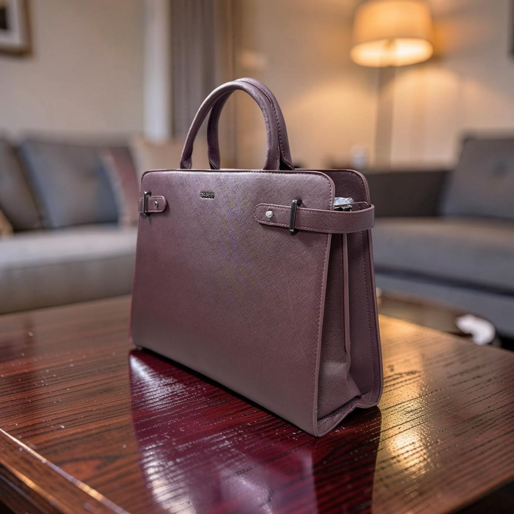 Bagco Unisex Large Laptop/Handbag in Burgundy