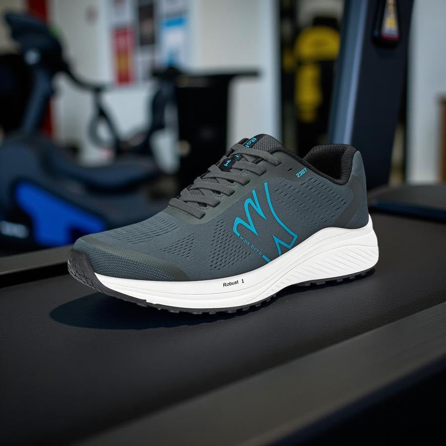 Walk-Hero Robust 1 Men's Walking Sneakers in Grey