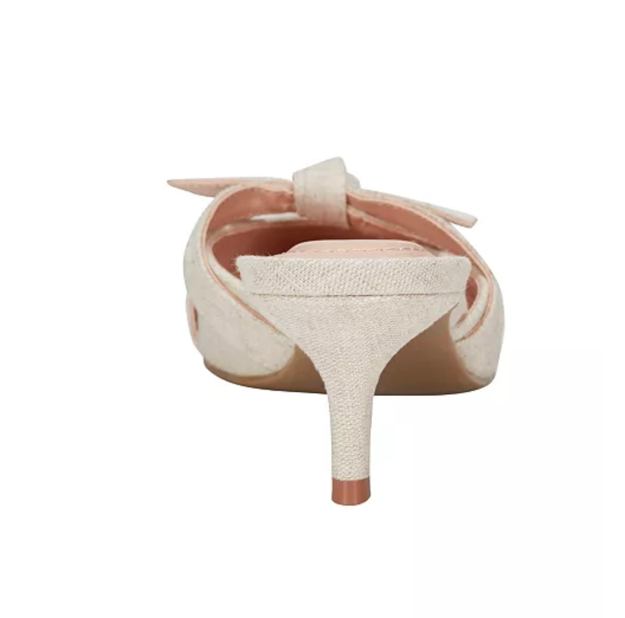 Bandolino Knotted Kitten Heel Mule in Grey