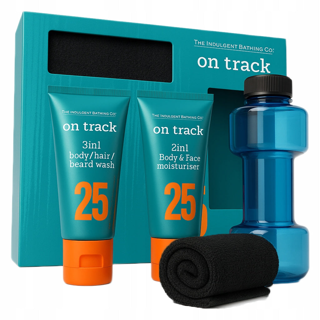 On Track Sage & Sandalwood Fragranced Train & Maintain Kit for Men