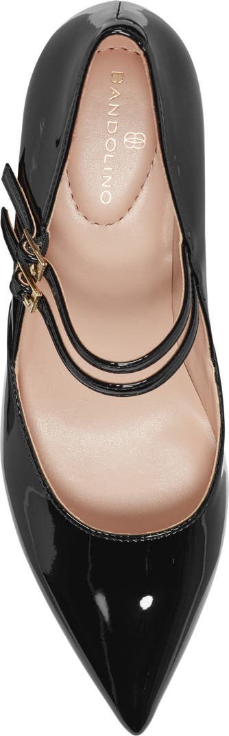 Bandolino Patent Leather Maryjane Pump in Black