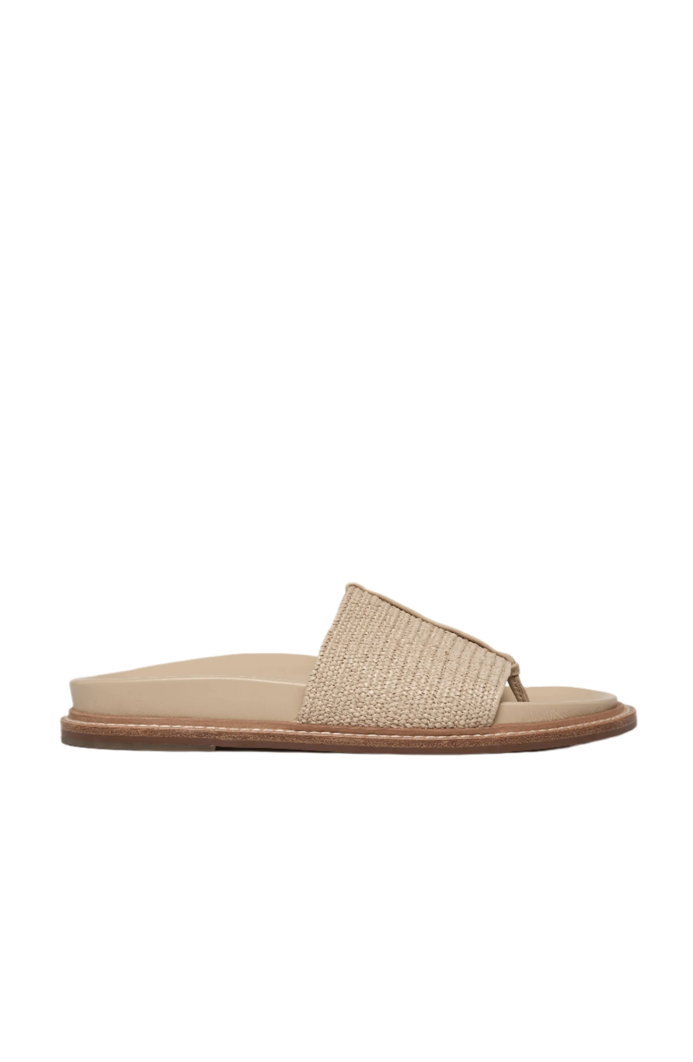 J/Slides Raffia Slides in Beige