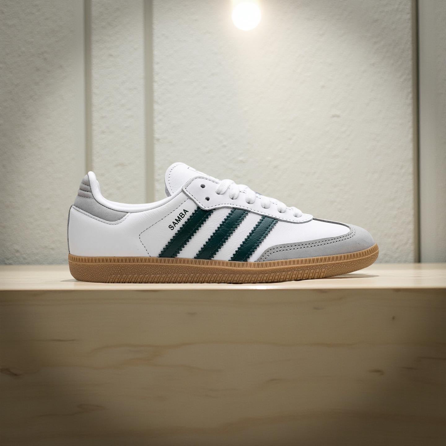 Adidas Samba OG W in Cloud White/ Green