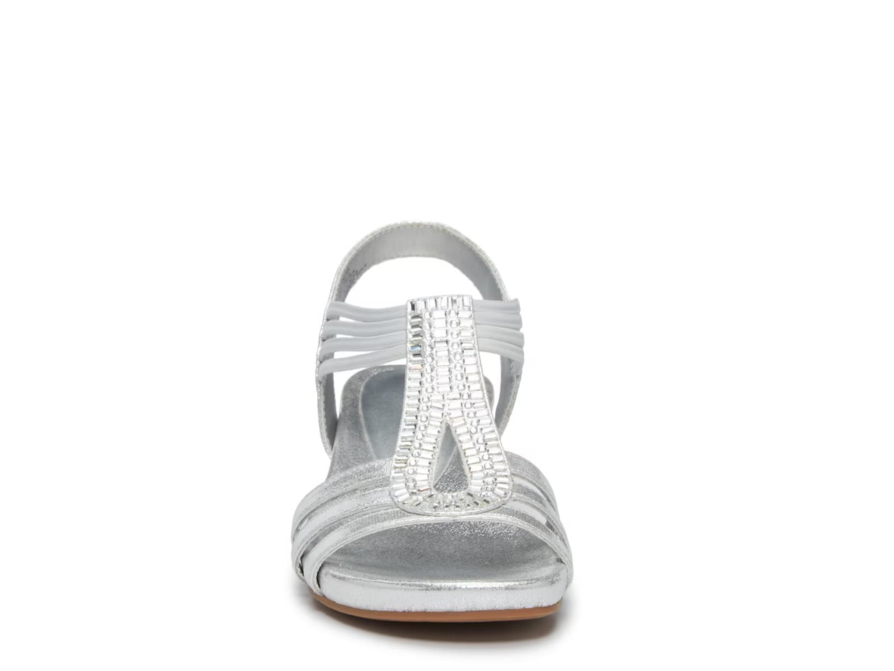 KELLY & KATIE WEDGE SANDAL IN SILVER