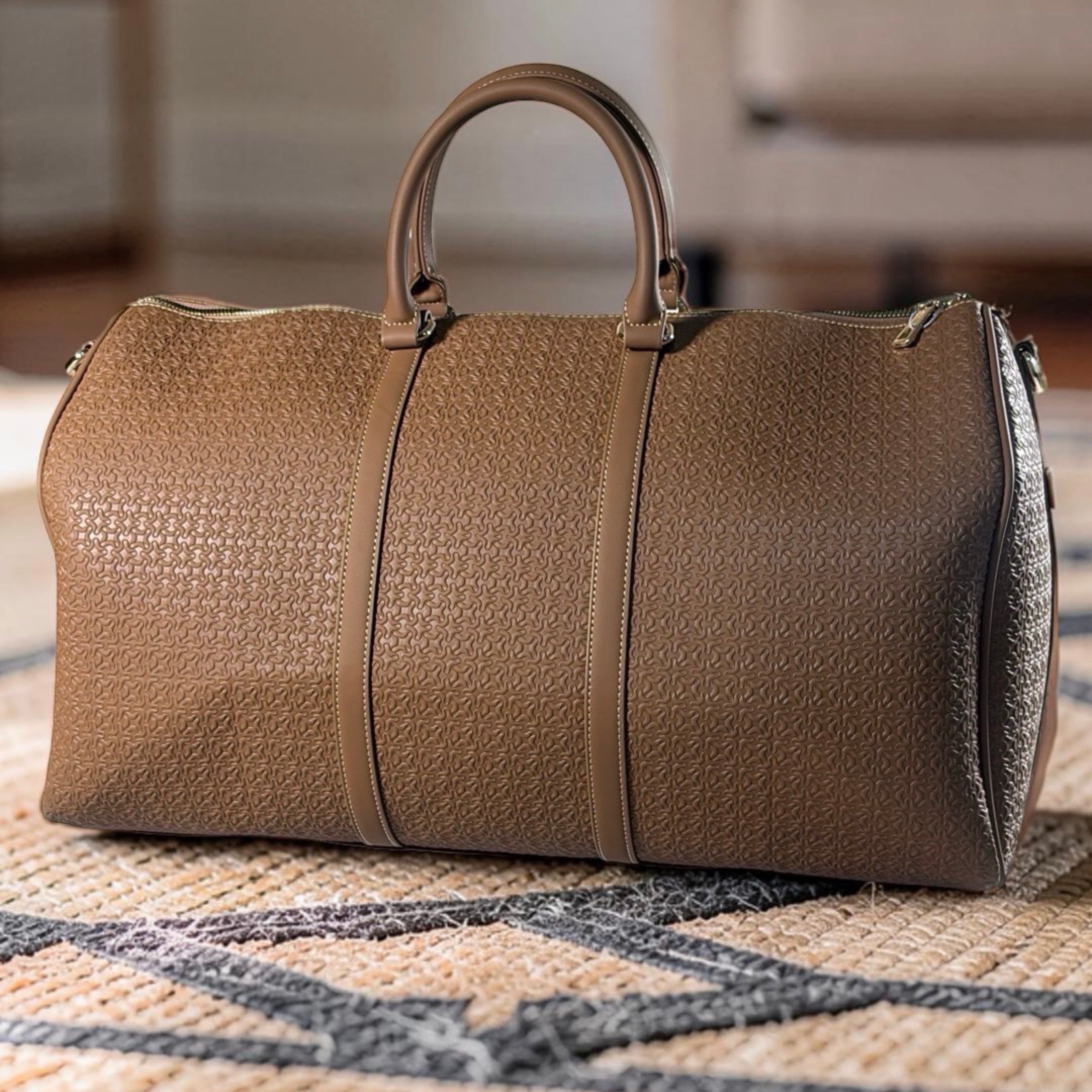 Chrisbella Hand Luggage Travel Bag in Mud