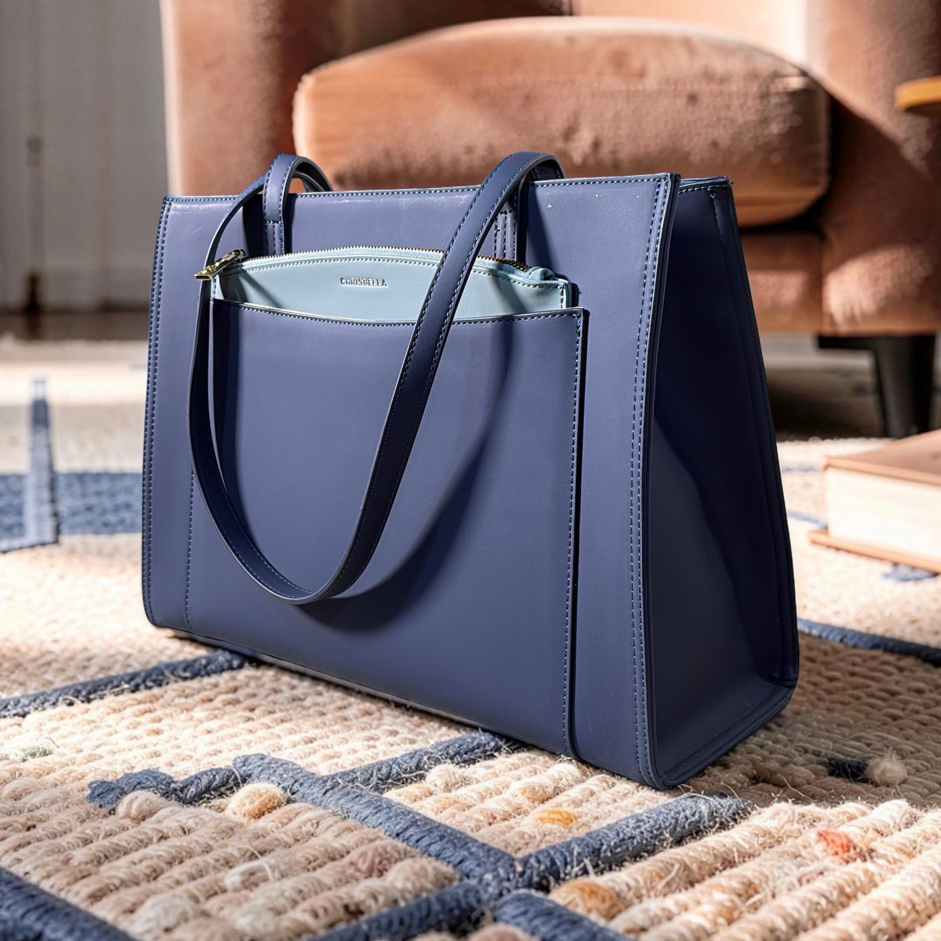 Chrisbella 3-in-1 Shoulder Bag in Navy
